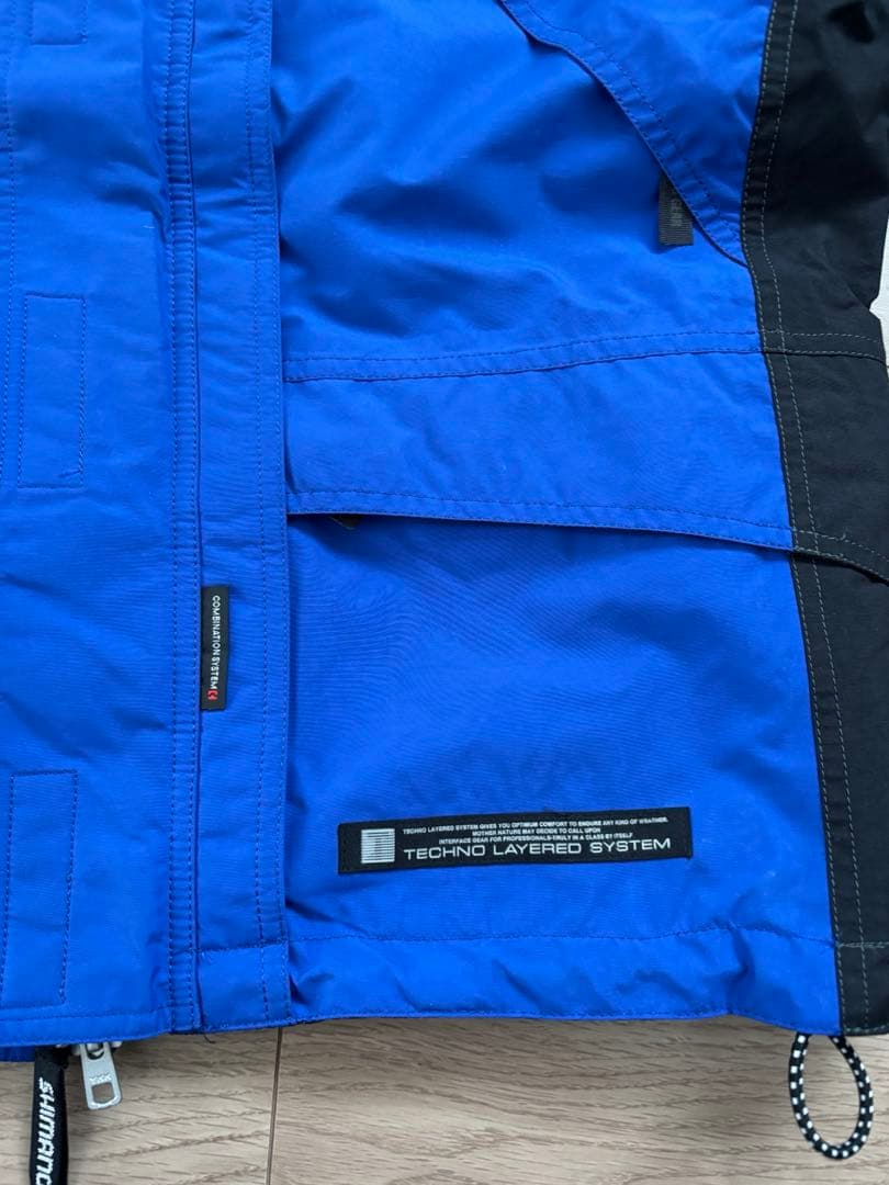 シマノ　ゴアテックス　釣り用　防寒着　プロテクティブスーツ上下セット　サイズＬ