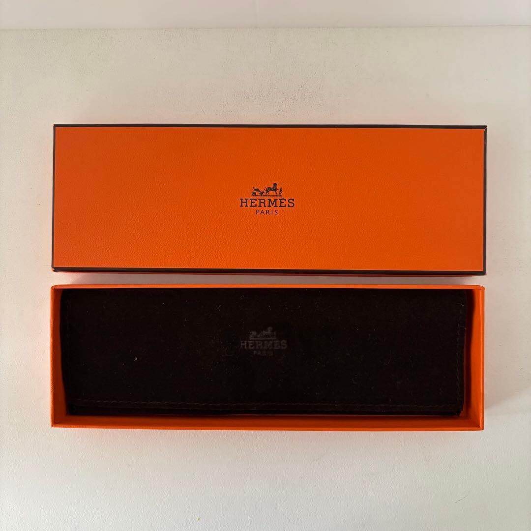 ＊未着用・新品＊ HERMES バッファローホーン 簪 / かんざし Hロゴ