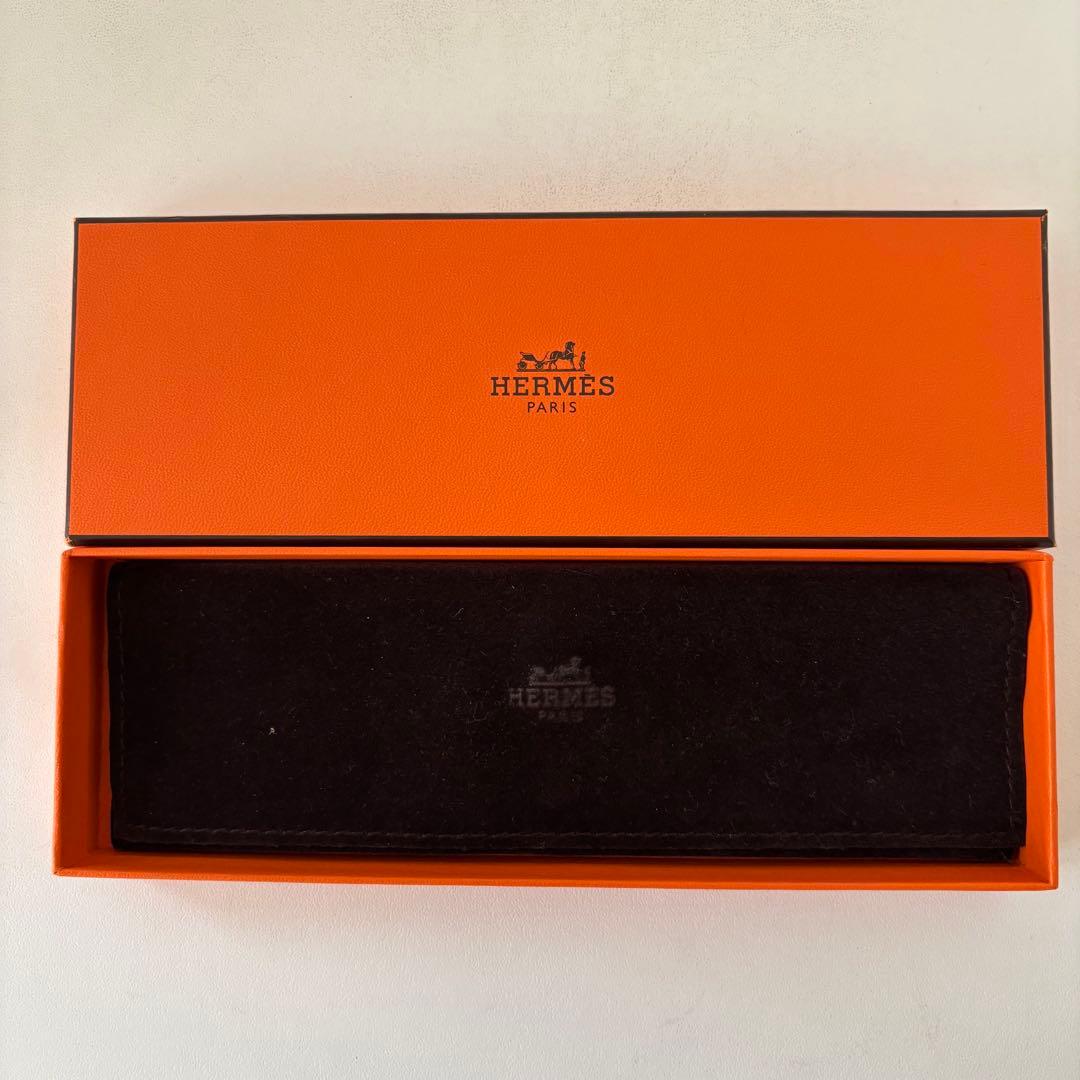 ＊未着用・新品＊ HERMES バッファローホーン 簪 / かんざし Hロゴ