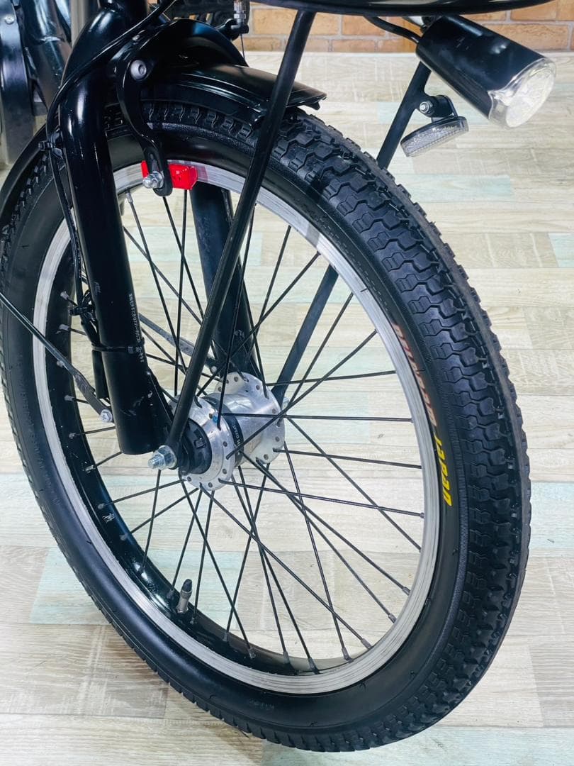 マット系ブラック 王様 ギュットアニーズ子供乗せ電動アシスト自転車 H3391