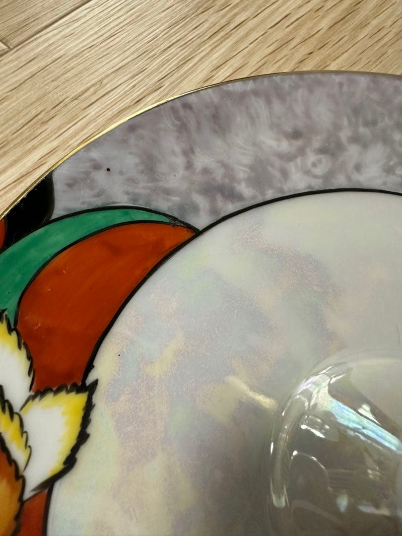 希少 オールドノリタケ スナック　プレート サービング　マルキ印