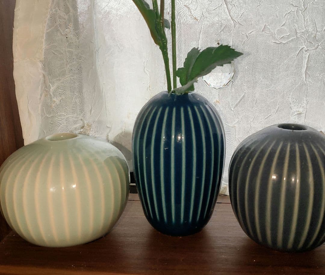Hammershoi ミニ花瓶 3点セット　北欧インテリア