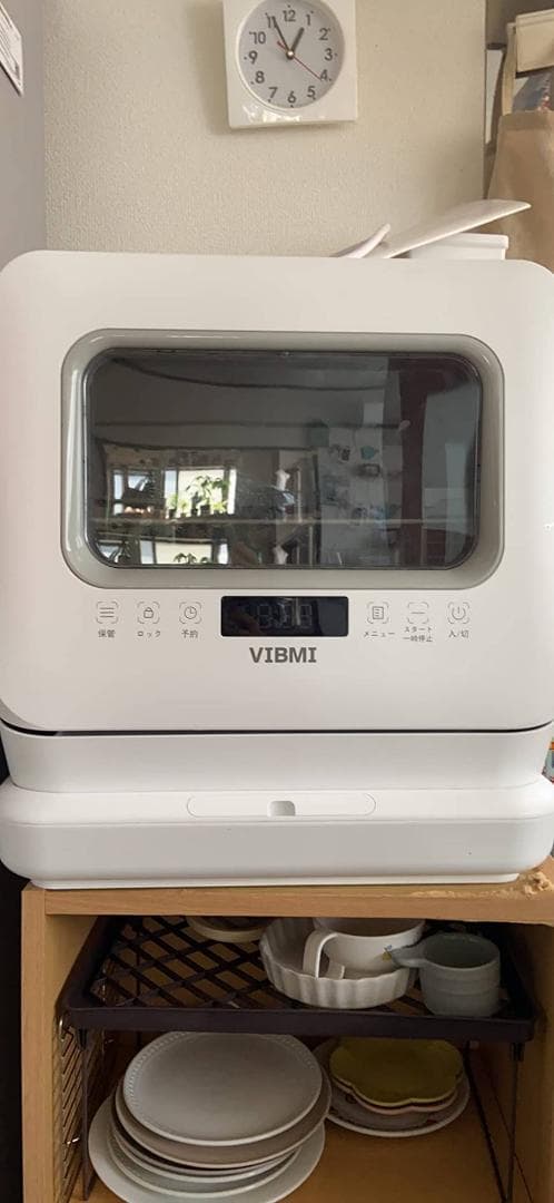 簡単設置の3-4人用食器洗い乾燥機