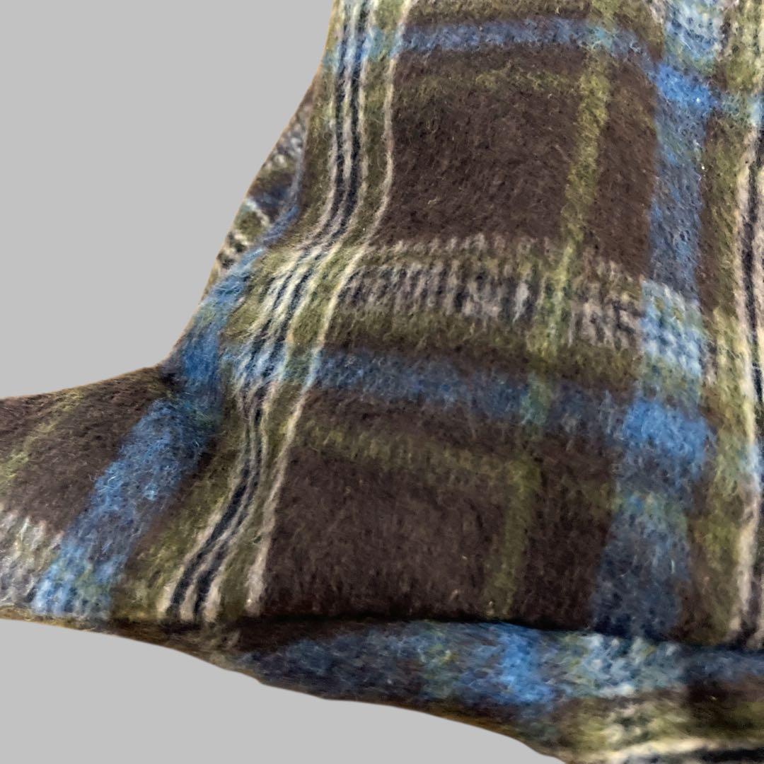 最終値下げ CHECK BAG (BROWN&BLUE) 3127B