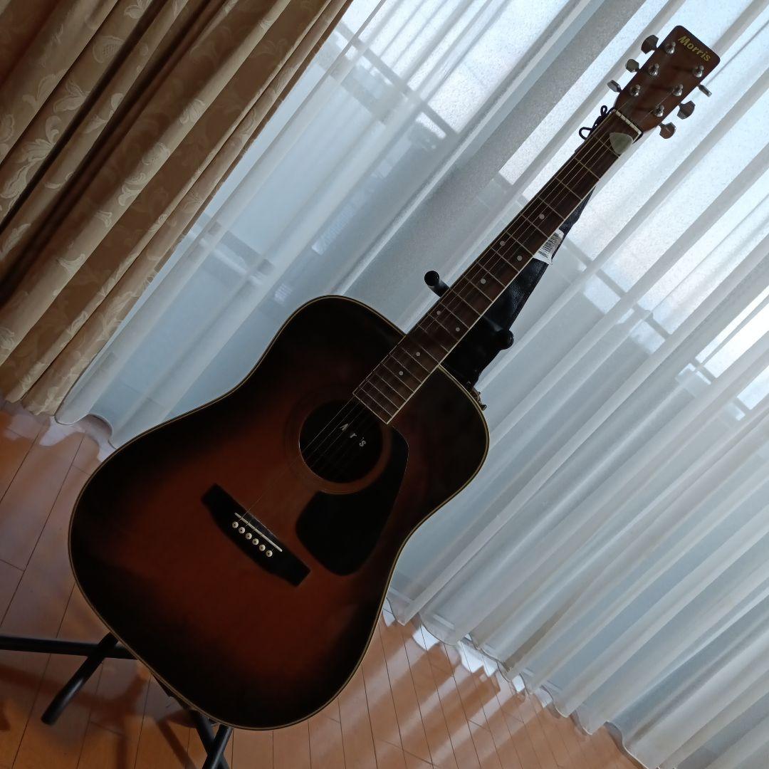 Morris アコースティックギター ブラウン