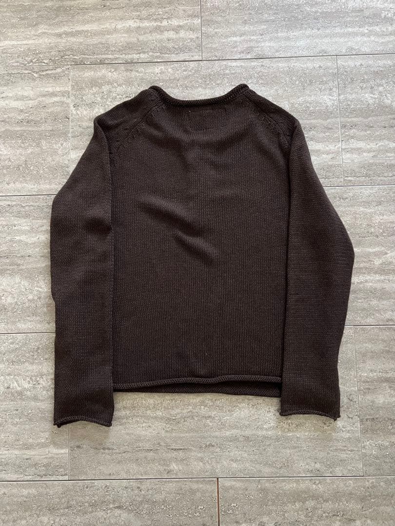 トップス NO/FAITH STUDIOS BUTTON KNIT BROWN