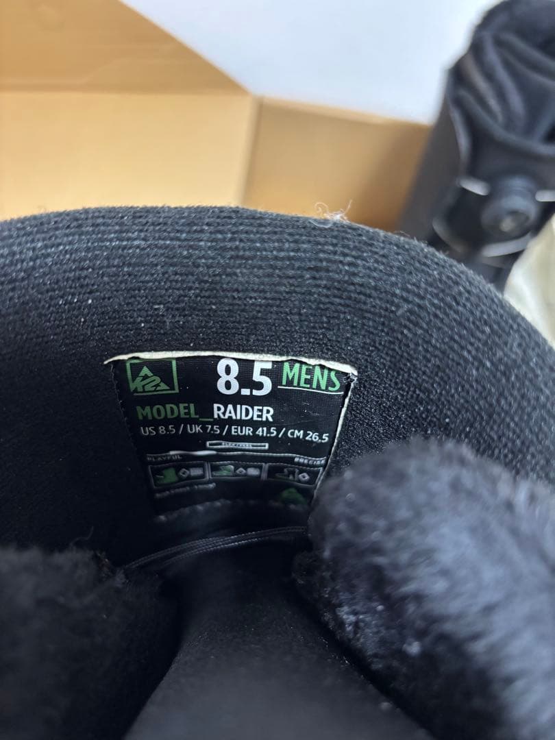 『kyan』【未使用】 K2 RAIDER 26.5cmスノーボードブーツ