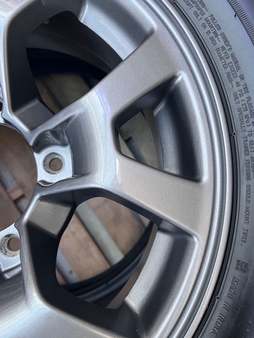 ジムニーノマド BRIDGESTONE 純正アルミホイールセット 新車外し