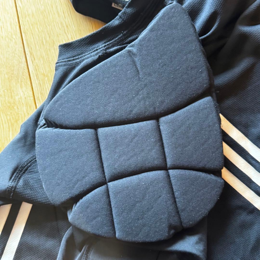 adidas CLIMA 365 ショルダーパッド　シャツ M 黒