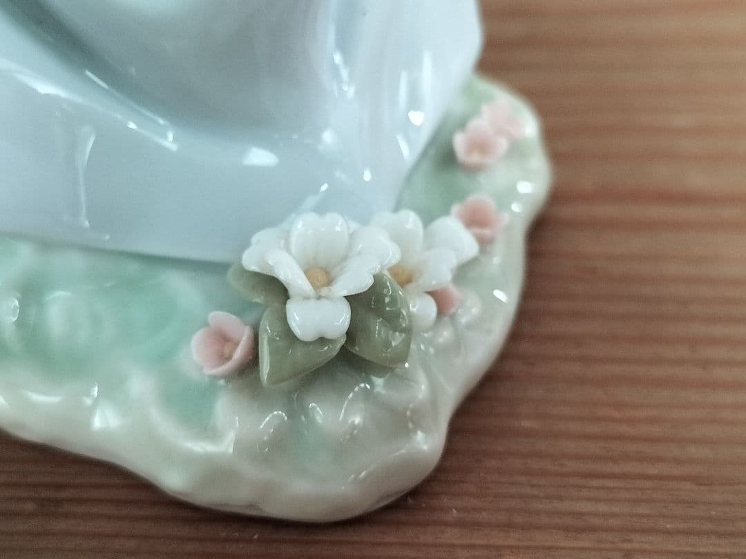 LLADRO リヤドロ(蝶とお友達) 　作家サイン入り＃6963