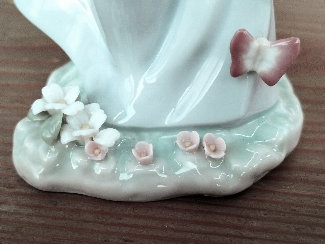 LLADRO リヤドロ(蝶とお友達) 　作家サイン入り＃6963