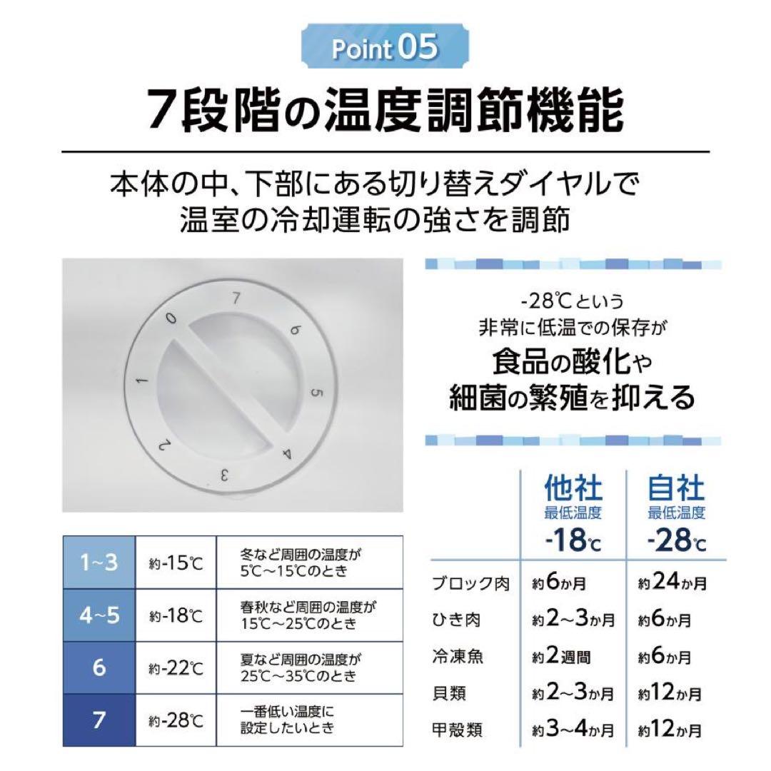冷凍庫 冷凍食品 保存 60L 小型 家庭用 静音 ノンフロン セカンド冷凍庫
