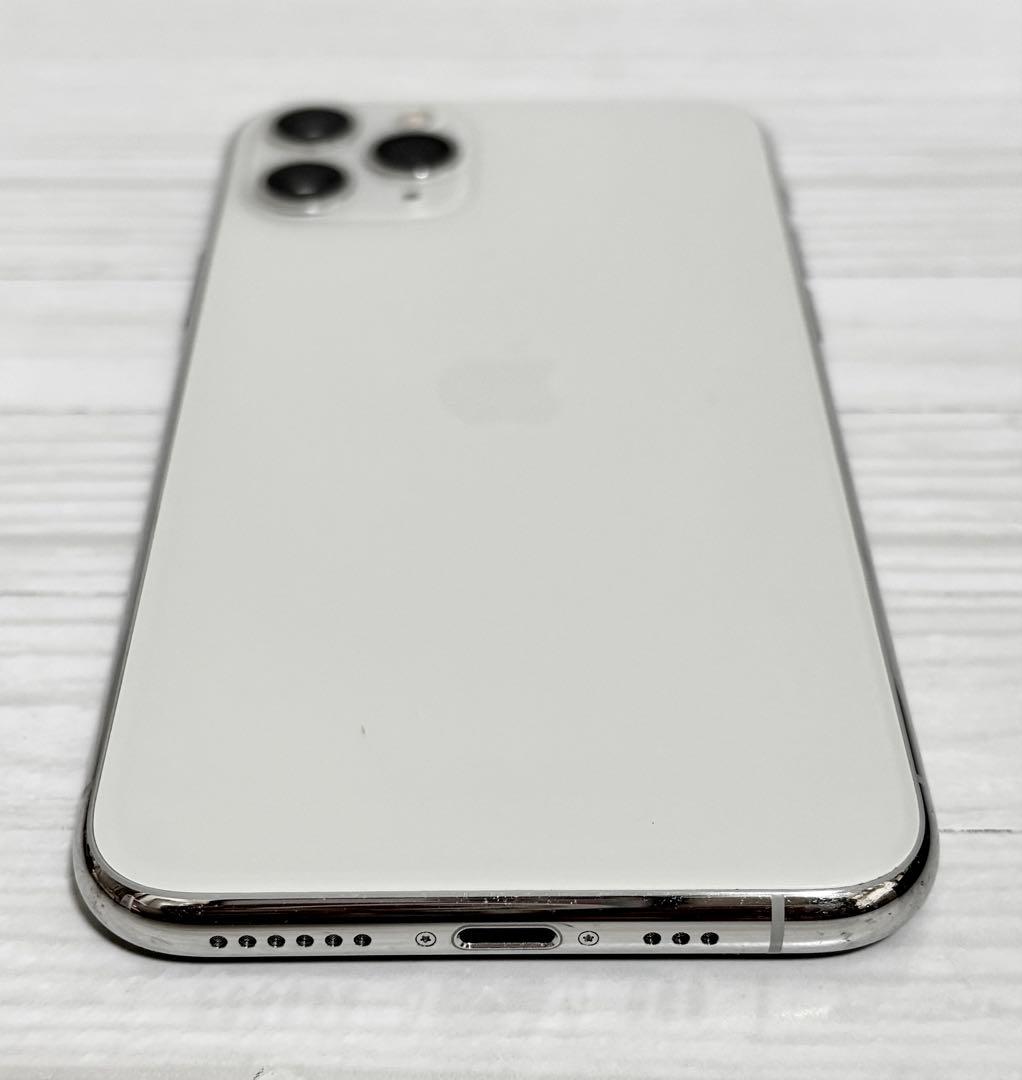 【初期化済み】iPhone11Pro シルバーホワイト 64GB 箱付き
