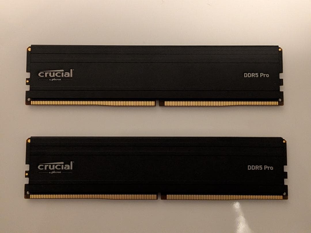 Crucial Pro DDR5 5600 メモリー 32GB（16GB×2）