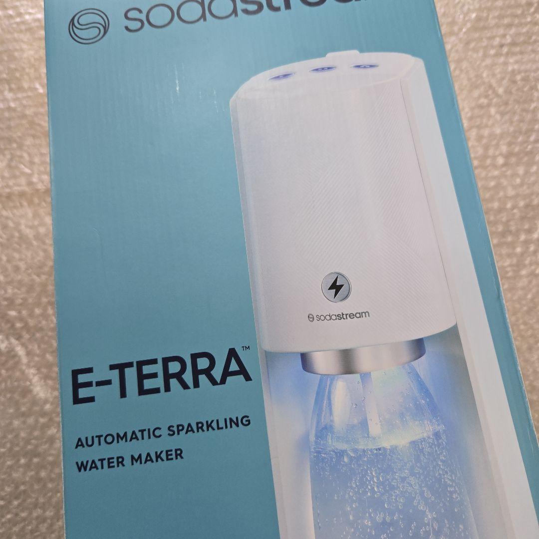 未使用品 美品　ソーダストリーム E-テラ ホワイト SSM1098　炭酸水
