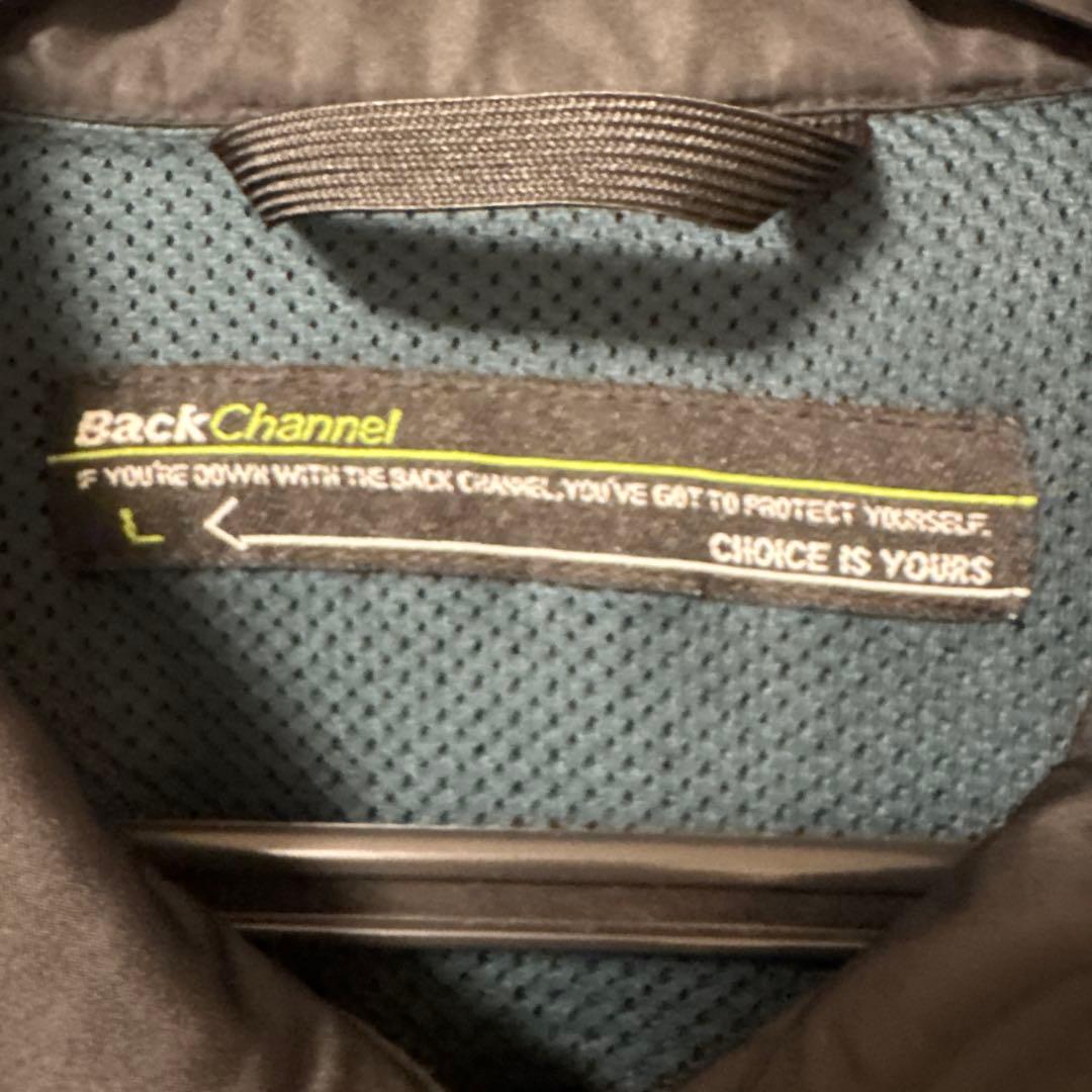 BackChannel 黒 ナイロンジャケット Lサイズ