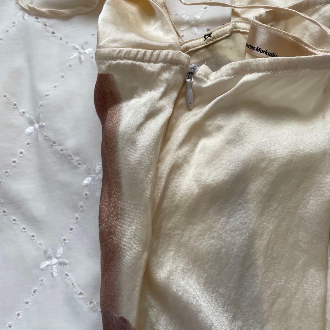 レア♡ シルクのプリントキャミソール