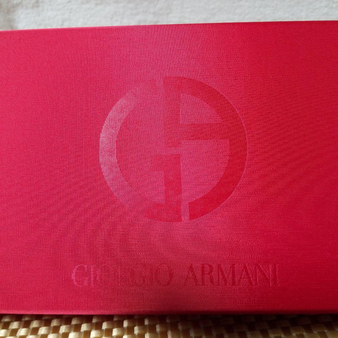 【レア空箱】アルマーニビューティー　限定品セット　レッドサテン 空ケースボックス