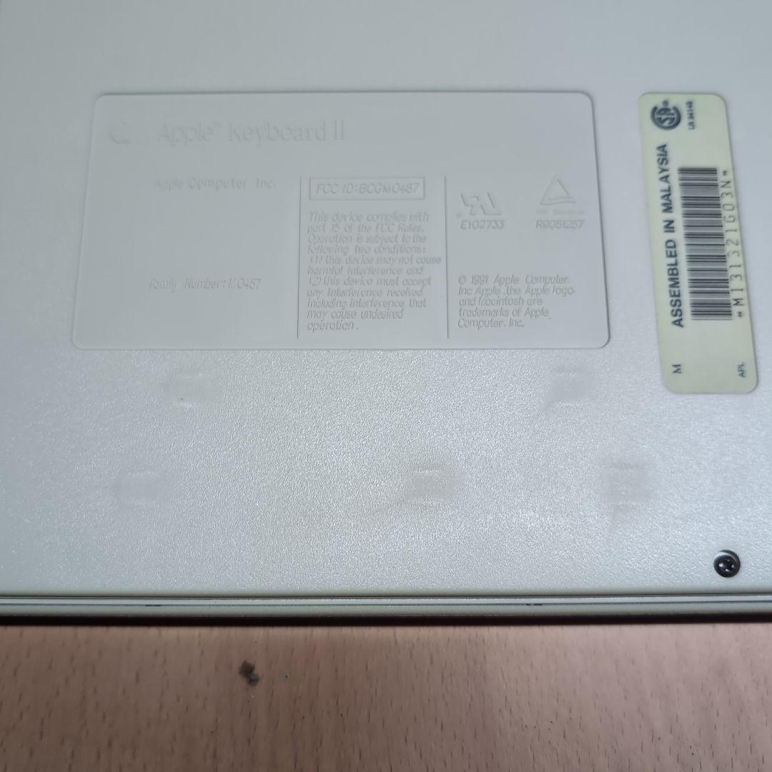 マッキントッシュ　キーボード＆角形マウス　当時物