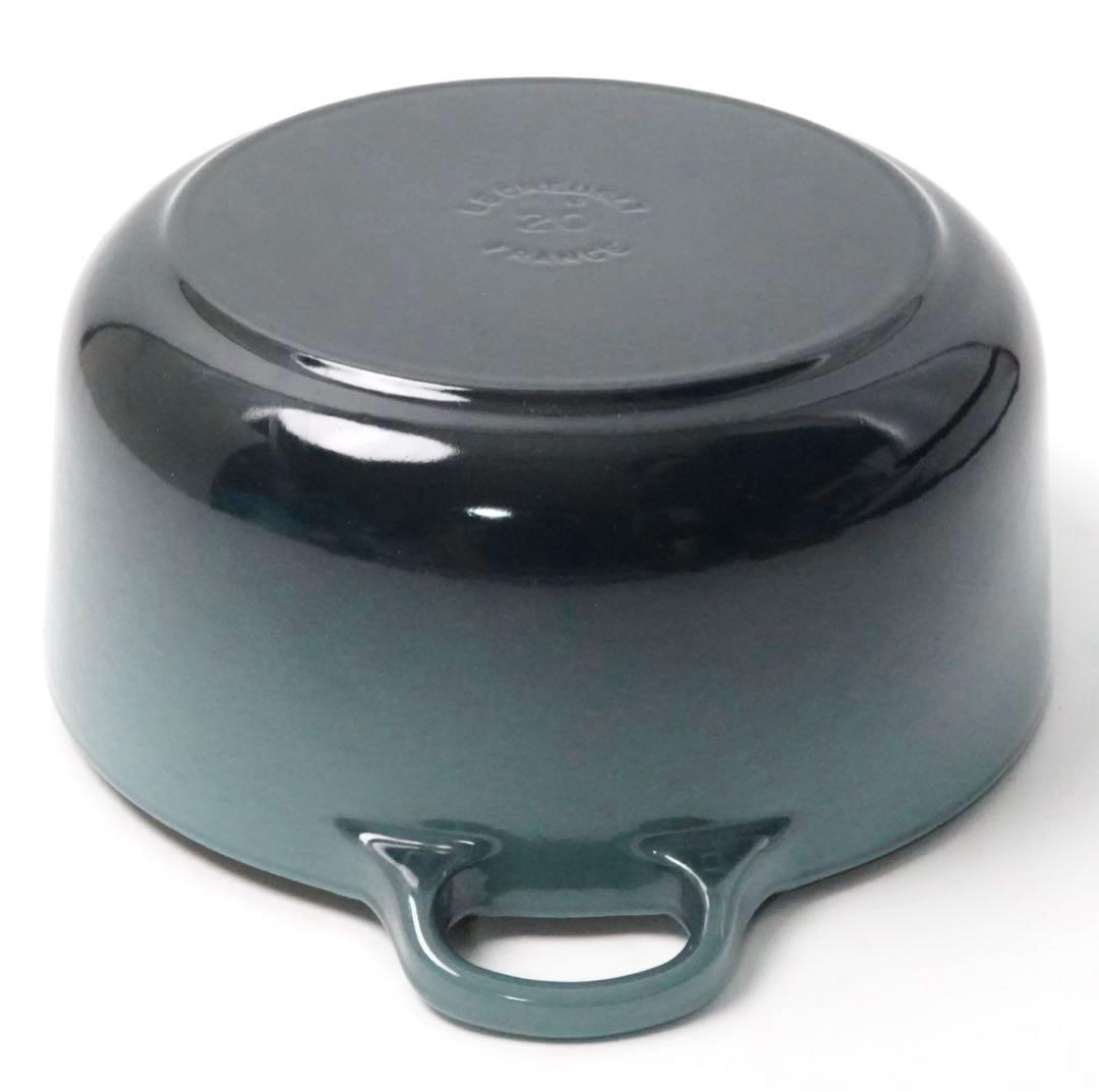 【美品】LE CREUSET　ココット ロンド オーシャン　20cm