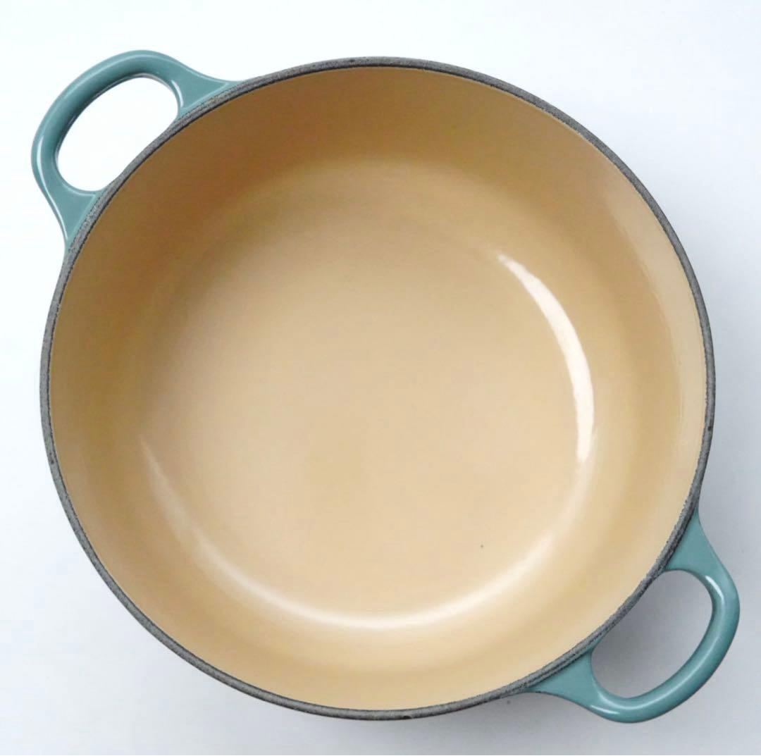 【美品】LE CREUSET　ココット ロンド オーシャン　20cm