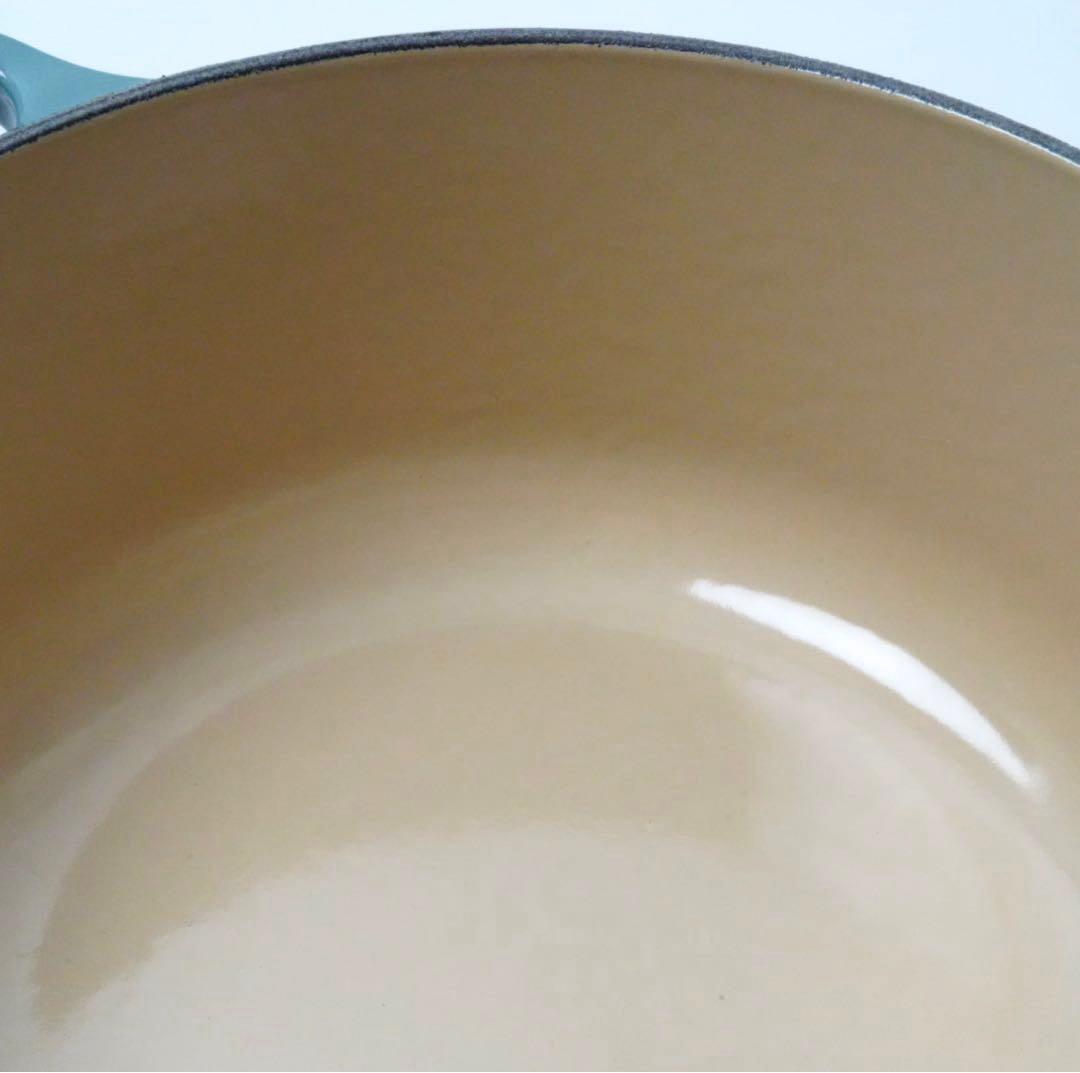【美品】LE CREUSET　ココット ロンド オーシャン　20cm