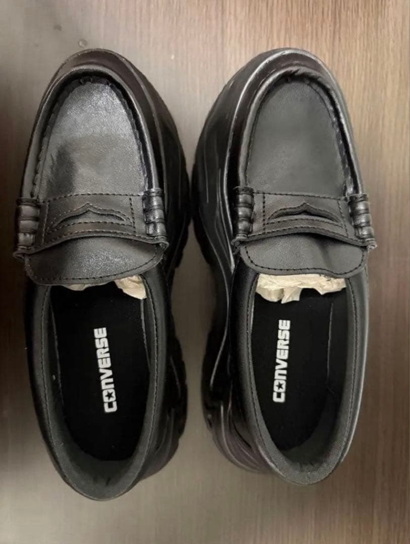 CONVERSE ALL STAR ブラックローファー厚底