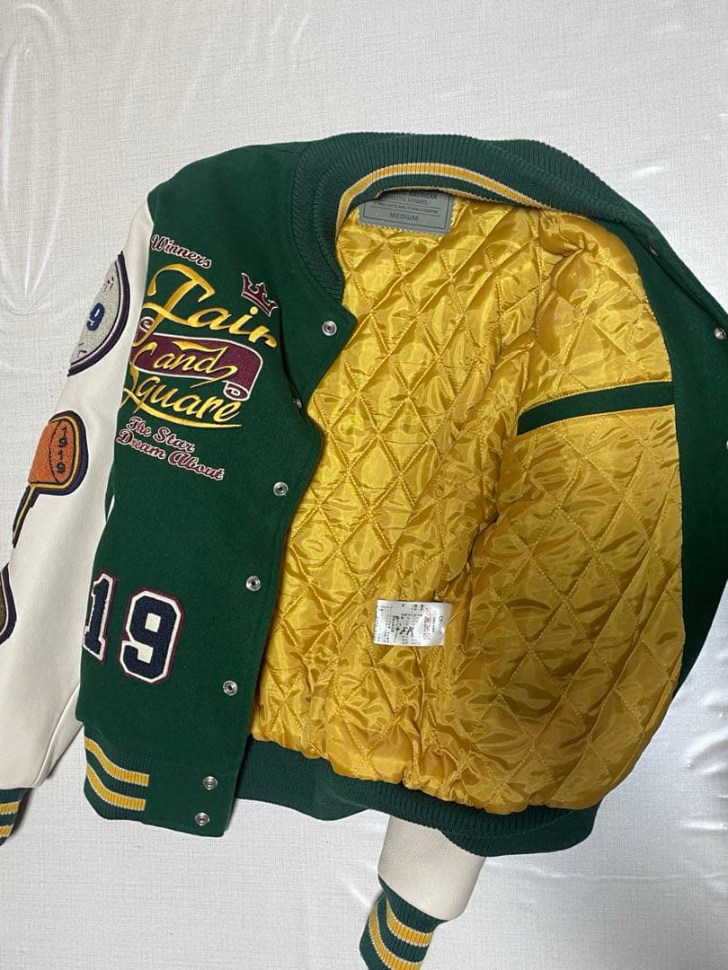 ジャケット M 緑/白