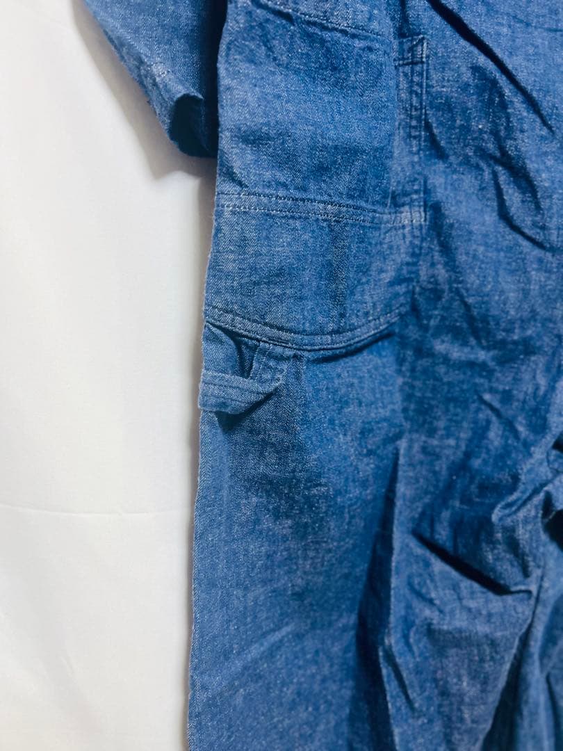 【極美品】オアスロウ（orSlow）デニムオーバーオール　つなぎ　オールインワン