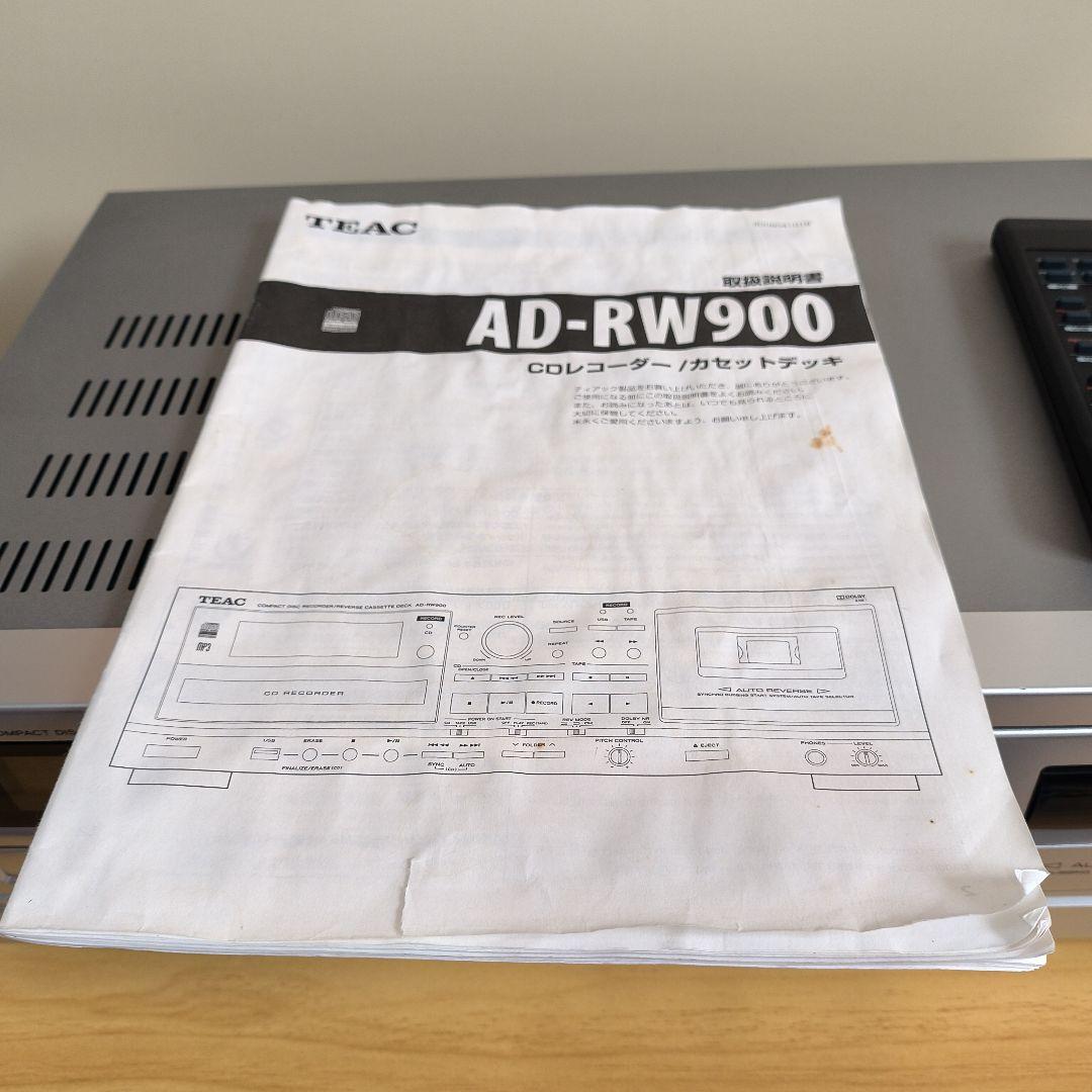TEAC AD-RW900 CDレコーダー・カセットデッキ