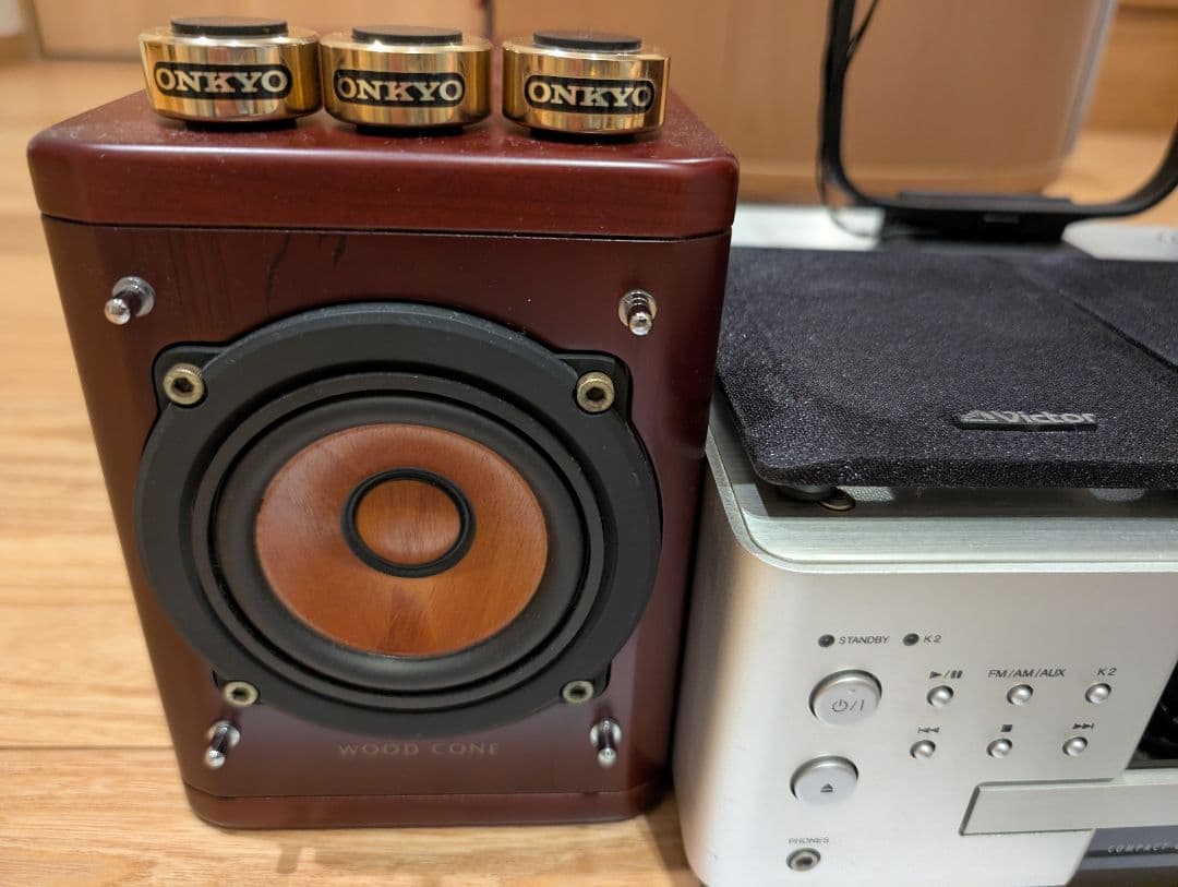 ビクターコンポ EX-AK1、SP-EXAK1、サブウーハー　SX-DW303