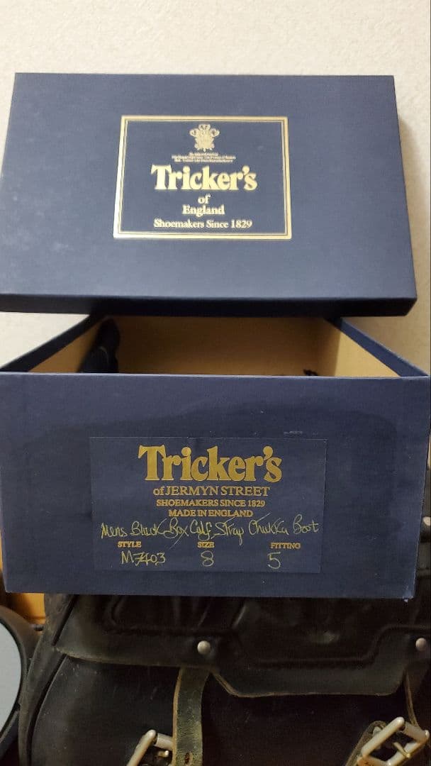 ウ*ル様 稀少＜TRICKER'S BOX CALF E BOOTS＞