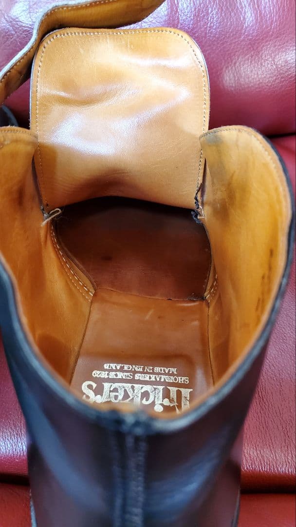 ウ*ル様 稀少＜TRICKER'S BOX CALF E BOOTS＞