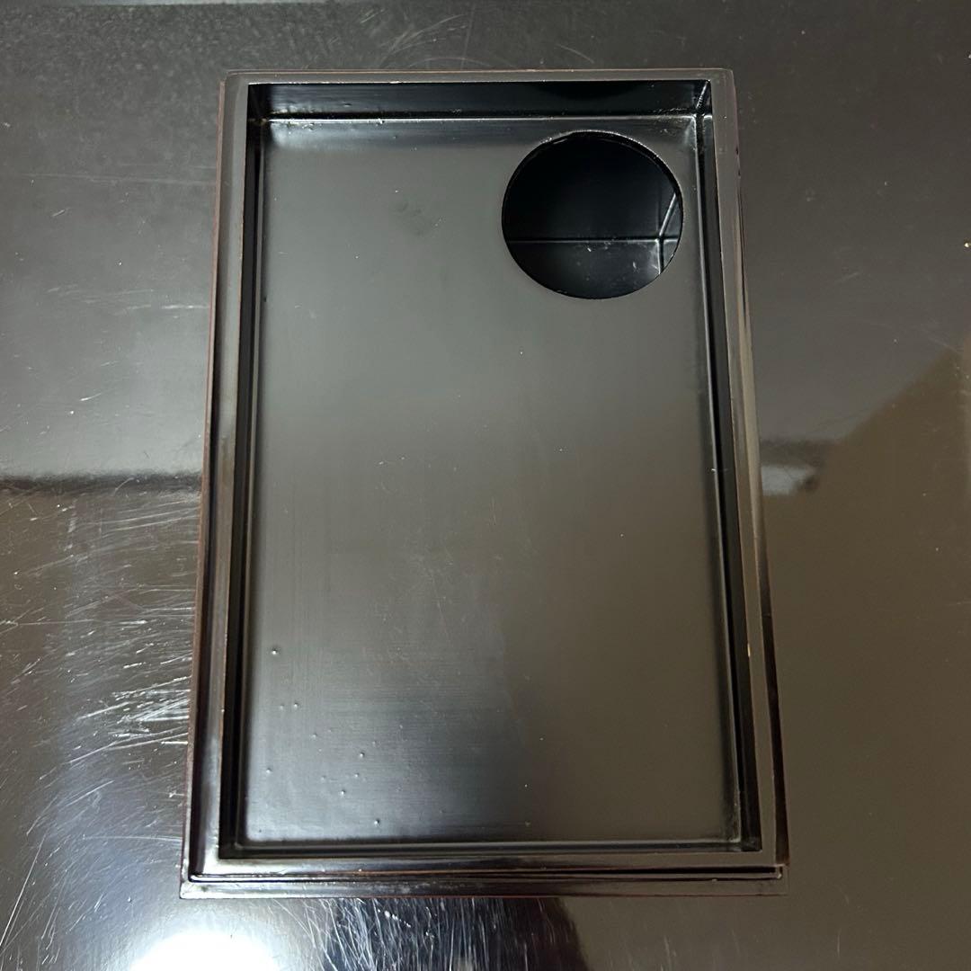 ウルミ塗茶箱　茶道具懐石鵬雲斎坐忘斎淡々斎即中斎七事式水屋道具茶碗香合水指茶杓