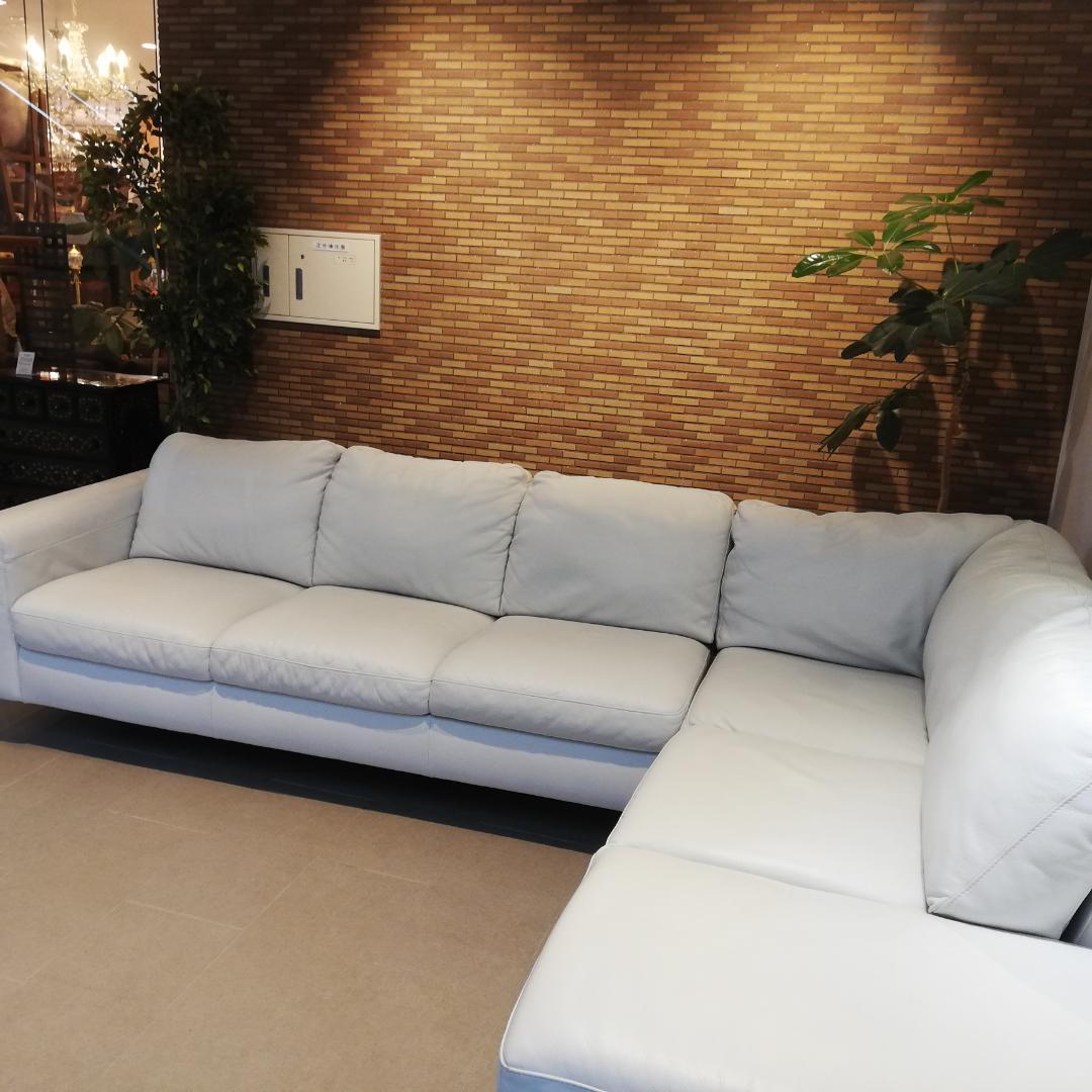 希少 美品♠Natuzzi Italia　３人掛け+右コーナー