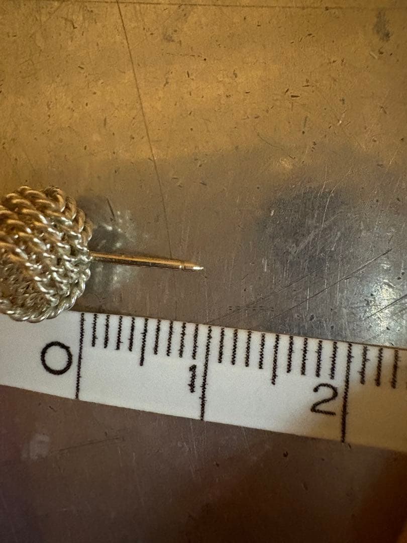 TIFFANY&Co. ティファニー　ツイストノットピアス　片耳(キャッチ付き)