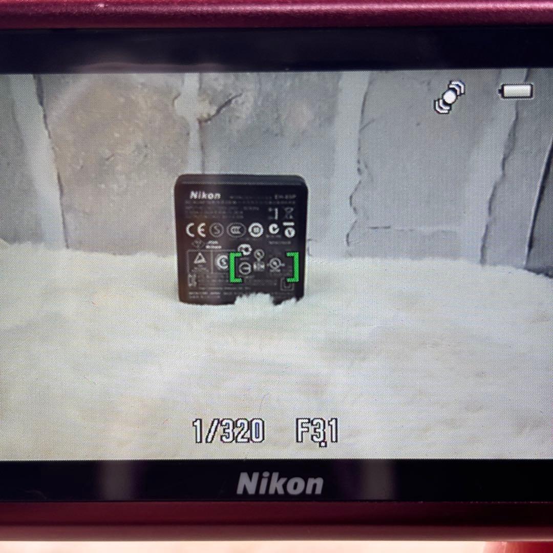 Nikon COOLPIX S6400 レッド 動作良好 12倍ズーム 充電器付