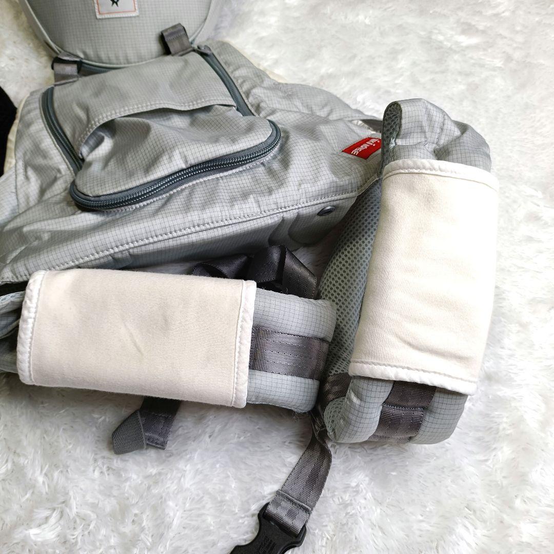 値下げ✨【美品】ミキハウス × ポグネー　ヒップシートキャリア　抱っこ紐