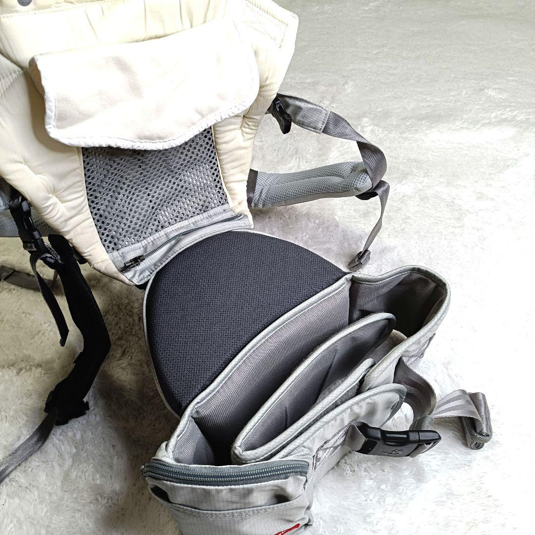 値下げ✨【美品】ミキハウス × ポグネー　ヒップシートキャリア　抱っこ紐