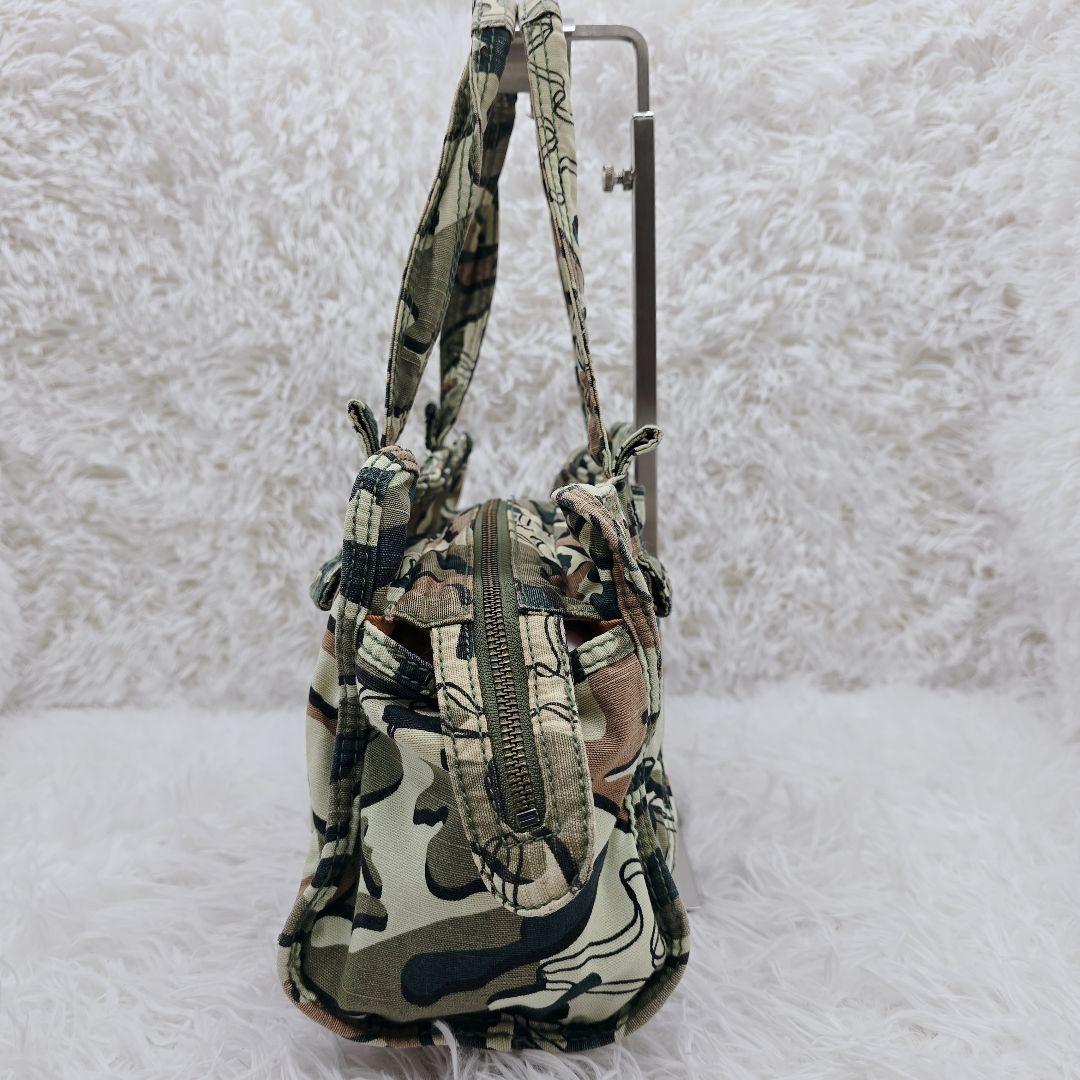 ✨00s y2k✨DIESEL ディーゼル 迷彩柄 コットン ショルダーバッグ