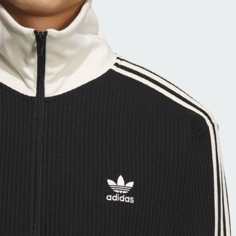 ☆8289 adidas ワッフル クラシック トラックトップ ブラック XL