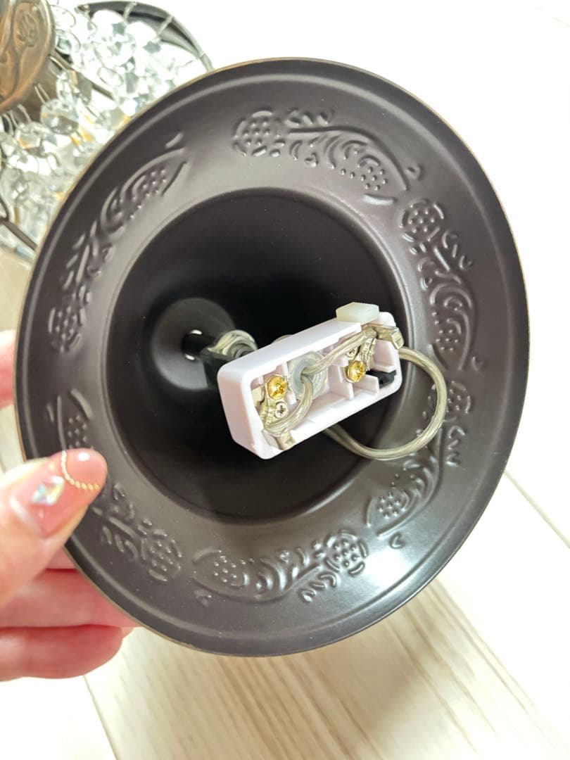 アンティーク調　クリスタルペンダントライト 一個