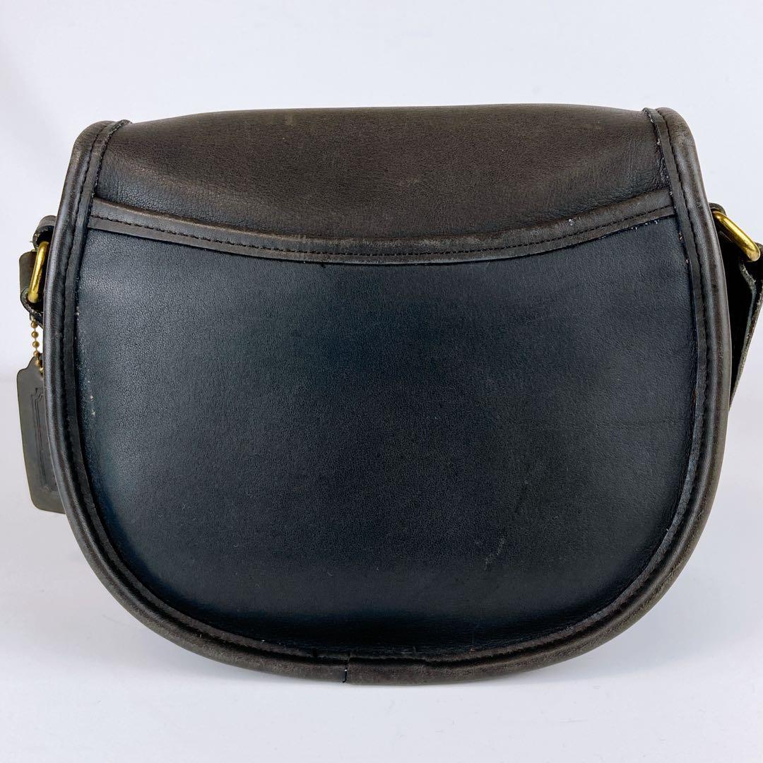 オールドコーチ ターンロック ヴィンテージ ダークグレー ショルダーバッグ