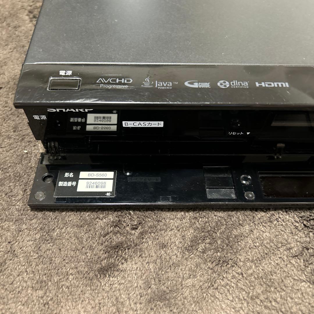 SHARP BD-S560 Blu-rayレコーダー HDD500GB