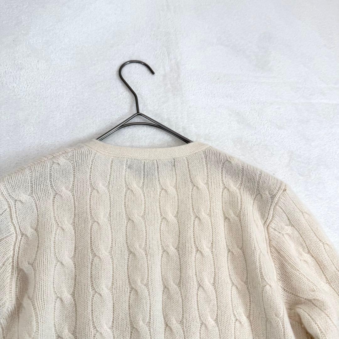 Ralph Lauren ケーブル ニット ロング カーディガン カシミヤ