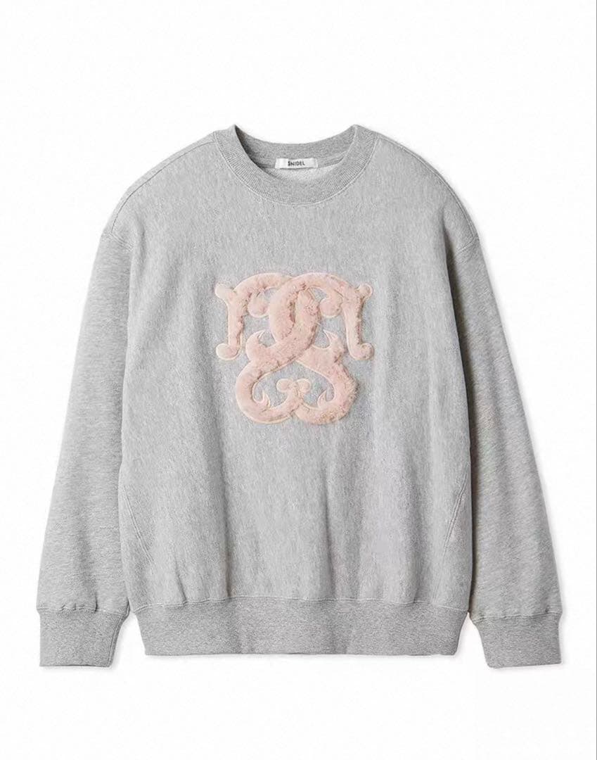 SNIDEL♡WEB限定 ボアロゴスウェット Fサイズ