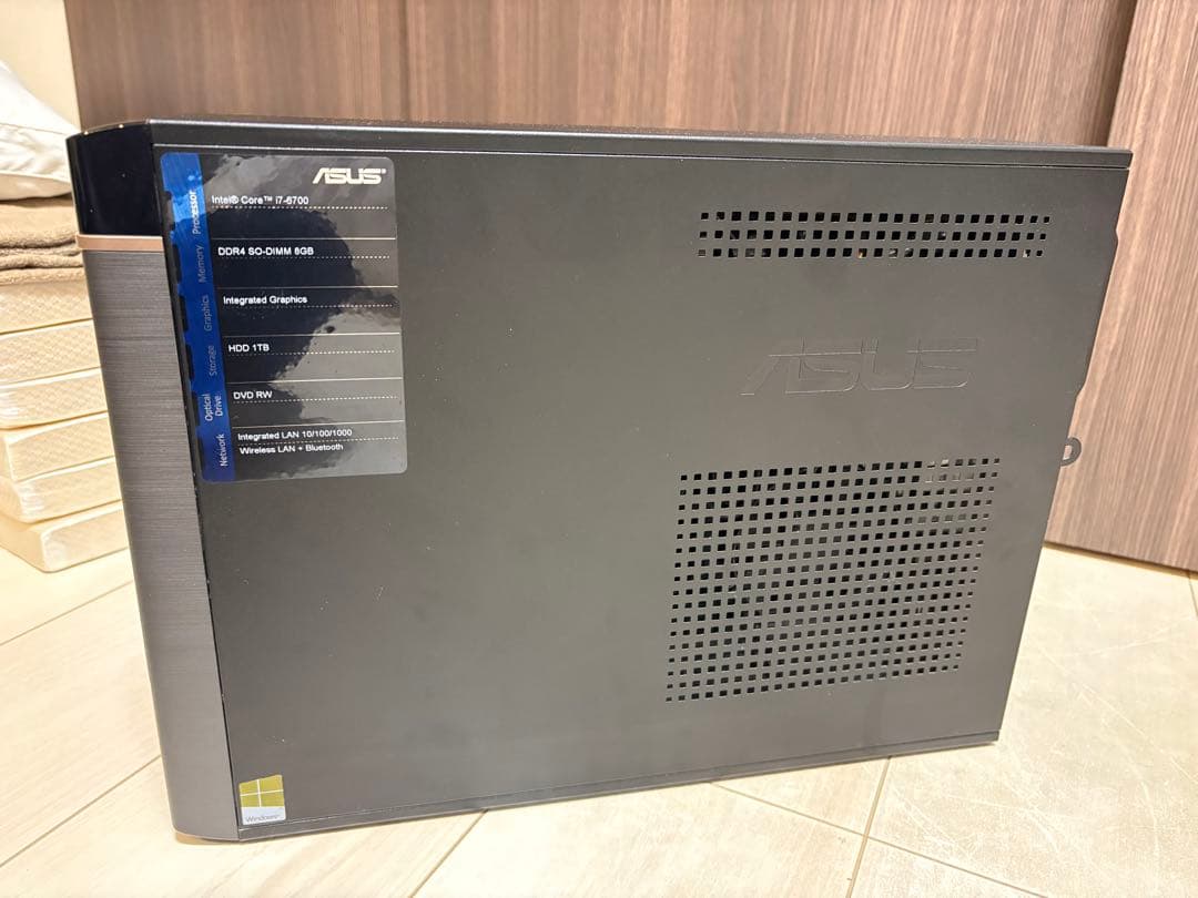 ASUS デスクトップPC HDD 1TB メモリ8GB