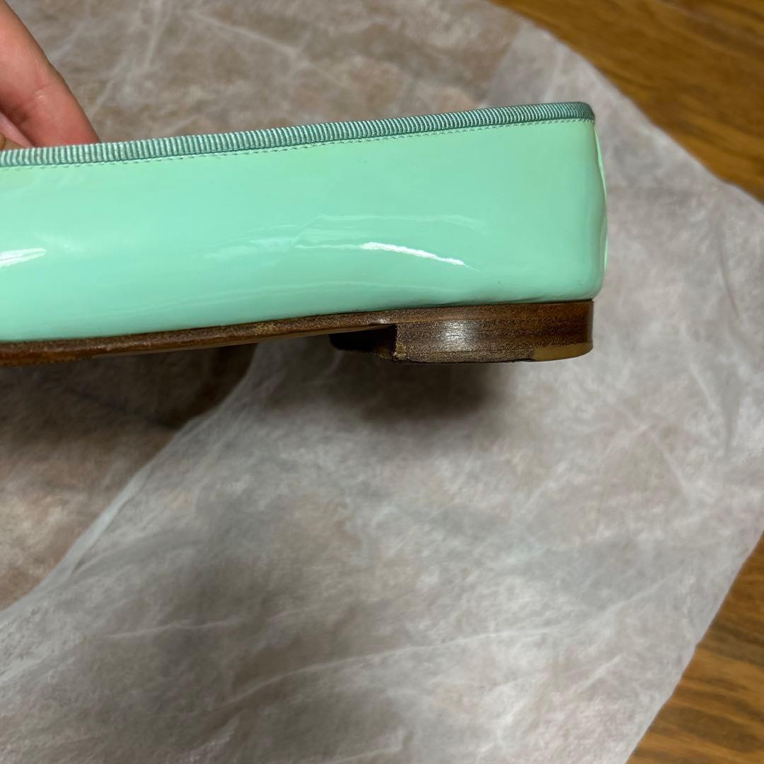 CHANEL ミントグリーン バレエシューズ　39