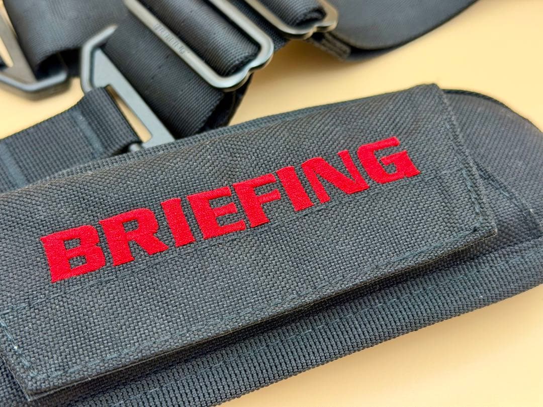 【希少・未使用】BRIEFING ショルダーストラップ 50mm 刺繍ロゴパット