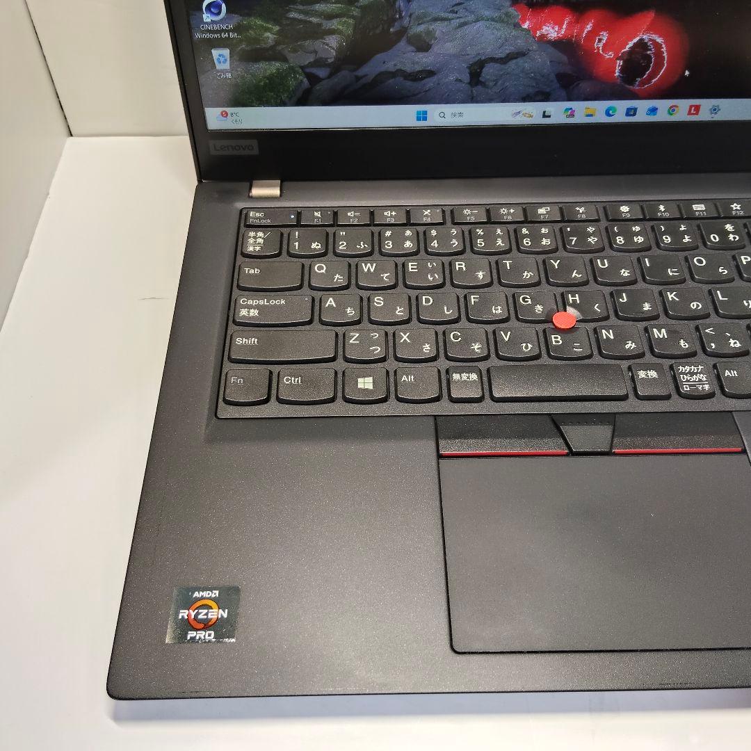 Windowsノート本体 ThinkPad X395 Ryzen5 PRO 3500U 8/256GB